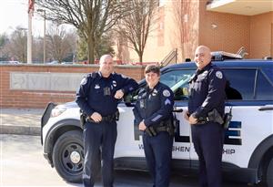 SROs Officer Spigarelli and Officer Meyers, Sergeant Taylor 